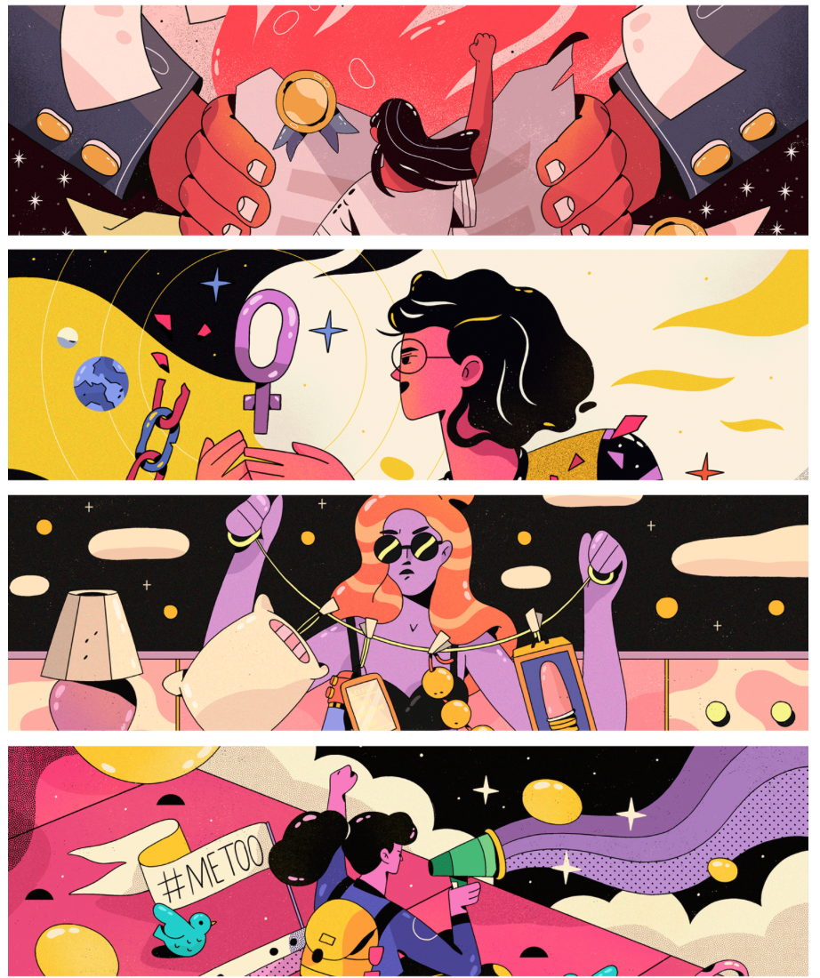 Лучшие иллюстрации по версии пользователей Behance