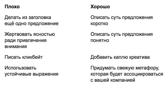 Правила хорошего коммерческого предложения