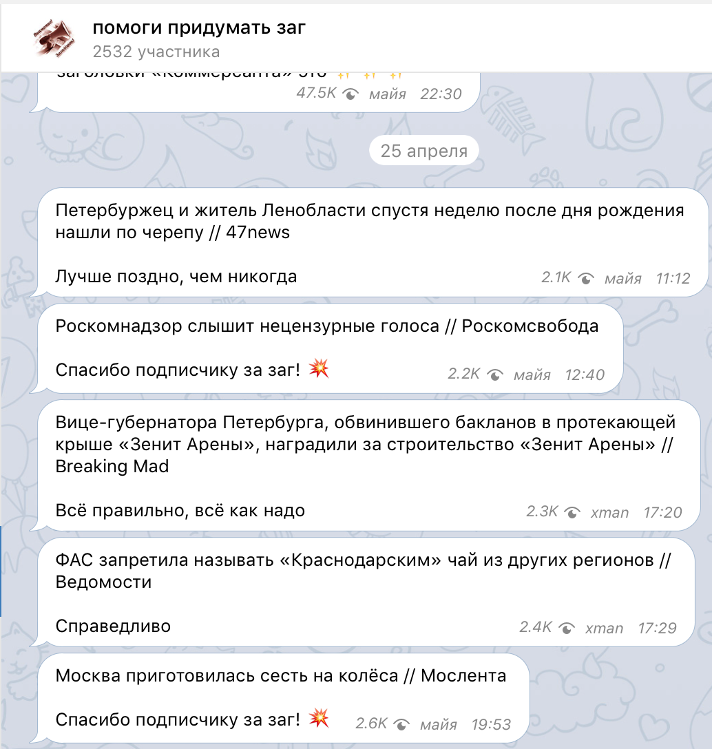 Полезные Telegram-каналы для всех, кто пишет