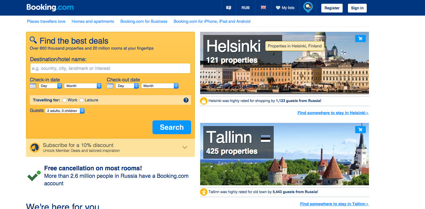 10&nbsp;UX-трюков, которым могут научить сайты для путешественников