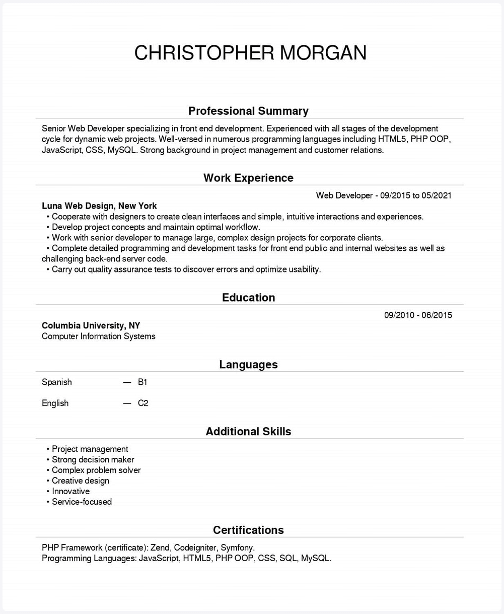 5 онлайн-конструкторов резюме для безопасного отклика на вакансию